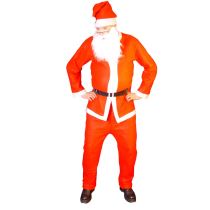 Kostým Mikuláš - Santa Claus - Vánoce - Vousy, kníry, kotlety, bradky