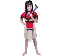 Kostým dětský Indiánka 120-130 cm - Karnevalové kostýmy pro děti