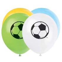 Balónky latexové FOTBAL 30 cm, 8 ks - Kostýmy pro kluky