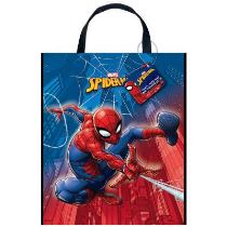 Dárková taška SPIDERMAN - plastová 28 x 33,5 cm - Kostýmy pro kluky