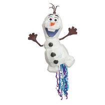 Piňata OLAF - Ledové království / Frozen - 54 x 26 x 18 cm - tahací - Balónky