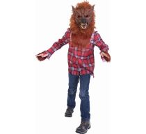 Kostým dětský Vlkodlak vel.120-130 cm - Halloween - Punčocháče, rukavice, kabelky