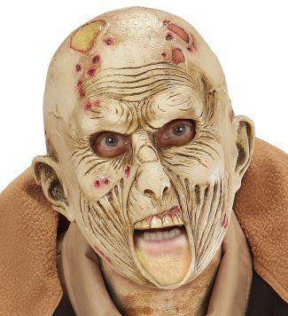 Maska latex Zombie volná pusa