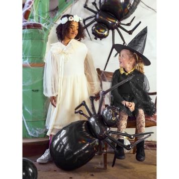 Foliový balónek pavouk - Halloween - čarodějnice - 60 cm