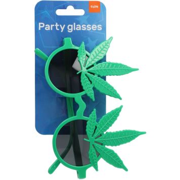 Párty brýle s konopnými listy - marihuana