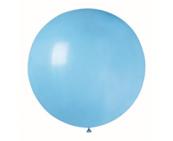 Balón latex 80 cm - Pastelový baby modrý 1 KS
