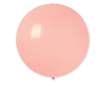 Balón latex 80 cm - Pastelový baby růžový 1 KS
