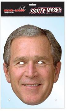 George Bush - maska celebrit - prezident