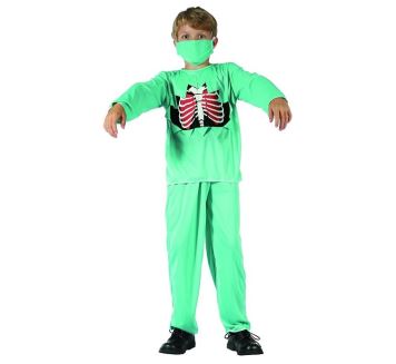 Dětský kostým Doktor Zombie vel.120-130 cm - Halloween