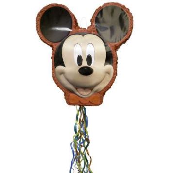 Piňata Myšák Mickey Mouse - 51x46,5x8 cm - tahací