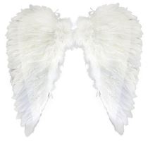 Křídla andělská z peří - Čelenky, věnce, spony, šperky
