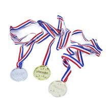 Medaile 3 ks - zlatá, stříbrná, bronzová - Ptákoviny