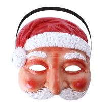 maska Santa Claus - vánoce - Vousy, kníry, kotlety, bradky