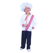 Dětský kostým kuchař, vel. M - Klobouky, helmy, čepice