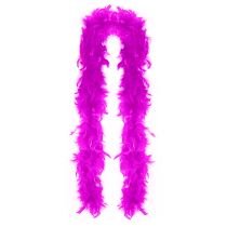 Boa růžové s peřím - Charlestone - 180 cm - Sety a části kostýmů pro dospělé