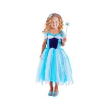 Dětský kostým princezna modrá vel. (S) - Frozen Ledové království - licence