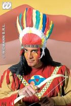 Indiánská čelenka bohatě zdobená - Karnevalové kostýmy pro děti