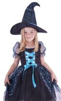 Kostým čarodějnice magická vel. S - Karnevalové kostýmy pro děti