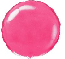 Balón foliový 45 cm Kulatý  světle růžový - Fóliové