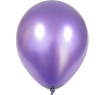 Balonky 100 ks metalické fialové 30 cm - Latex