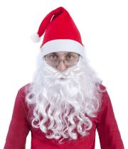 Vousy Santa Claus - vánoce - Vousy, kníry, kotlety, bradky