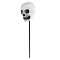 Lebka s hůlkou - HALLOWEEN - 45 cm - Karnevalové masky, škrabošky