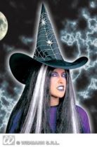 Klobouk čarodejnice potisk - Kostýmy pro holky