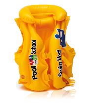 Nafukovací vesta plavací - 50 x 47 cm - žlutá - vel. (3-6 let) - Léto, voda, pláž