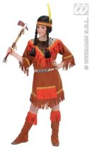 Kostým Indiánka 140cm - Karnevalové kostýmy pro děti