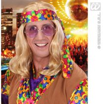 Paruka Hipisák blond - Hippies - Masky, škrabošky, brýle