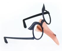 Nos čarodějnický s brýlemi - Halloween - Masky, škrabošky, brýle