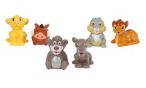 Stríkací zvířátka, Bambi, Lví král, Kniha džunglí - Gumové hračky