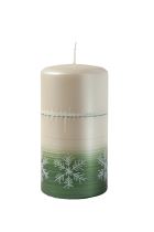 Vánoční svíčka Pillar 80-150  Charm Green - Dekorační