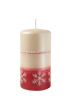 Vánoční svíčka Pillar 80-150  Charm Red - Dekorační