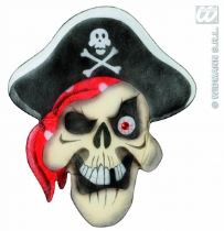 Dekorace šifon pirát - Klobouky, helmy, čepice