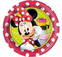 Talíře MINNIE 20 cm, 8 ks - Mickey - Minnie mouse - licence