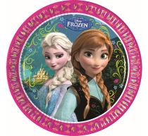 Talíře Ledové Království - FROZEN 23 cm - 8 ks - Frozen Ledové království - licence