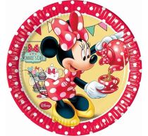 Talíře MINNIE Cafe 20 cm, 8 ks - Mickey - Minnie mouse - licence