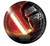 Talíře papírové STAR WARS - Hvězdné Války  - The Force Awaknes - 23 cm - 8 ks - Star Wars - licence
