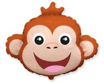 Balón foliový Opice - Opička - safari - 68 cm - Narozeniny
