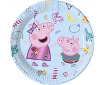 Papírové talíře prasátko Peppa "Peppa Pig", 23 cm, 8 ks - Párty program