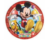 Talíře myšák MICKEY MOUSE 23 cm, 8 ks - Mickey - Minnie mouse - licence