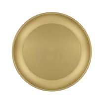 Plastový talíř zlatý - Silvestr - 21 cm - 1 ks - Oslavy