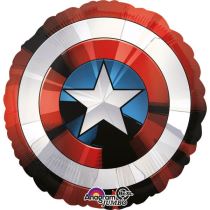 Balón foliový Avengers štít - 71 cm - Narozeniny