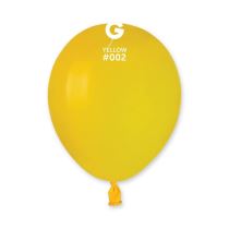 Balónek latexový MINI - 13 cm – Žlutý - 1 KS - Latex