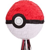 Piňata Pokeball - Pokémon -  28 x 27 cm - tahací - Dekorace