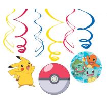 Zatočená girlanda - spirály Pokémon - sada - 6 ks - Dekorace