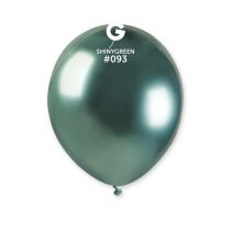 Balónek chromovaný  MINI - 13 cm - lesklý zelený - 1ks - Narozeniny