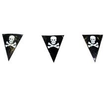 Pirátská girlanda - vlajky - Čelenky, věnce, spony, šperky