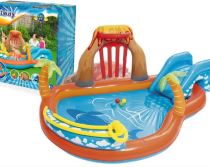 Nafukovací dětský bazén - brouzdaliště láva - 265 x 265 x 104 cm - Léto, voda, pláž